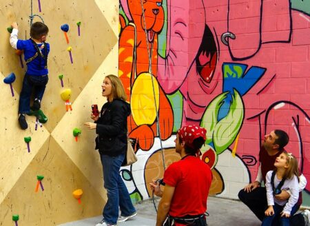 rock climbing